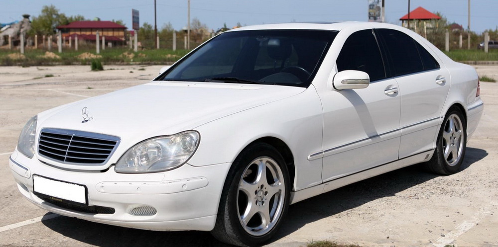 Mercedes S220 White