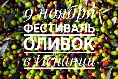 9 ноября - фестиваль оливок в Испании