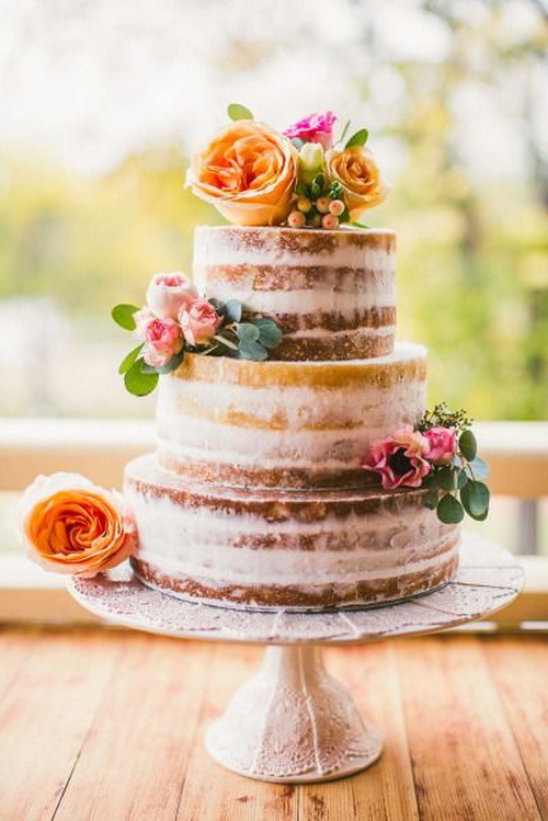svadebnyy-tort-s-otkrytymi-korzhami-2 Голый' торт с открытыми коржами на свадьбу