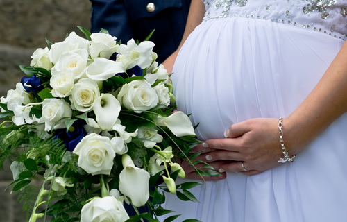 Свадебное платье для беременных