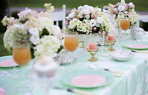 Меню на празднике