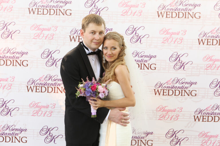 Пресс Волл на свадьбу