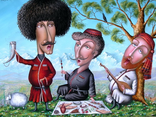 Высоко-высоко в горах: кавказские тосты. Часть 1