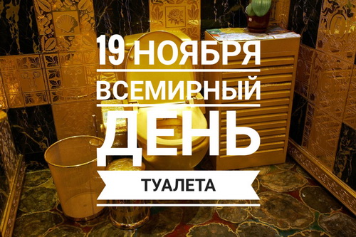 19 ноября - Всемирный день туалета